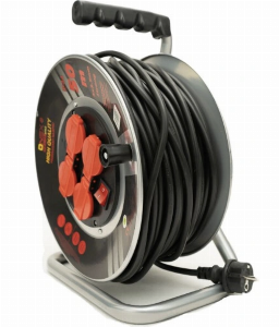 230V buben 50m černý